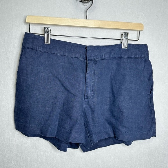 Michael Stars Pants - Michael Stars NAVY linen classic‎ short - Medium